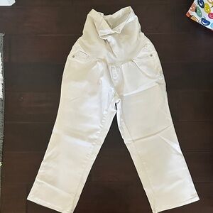 Motherhood Maternity Cream Capris